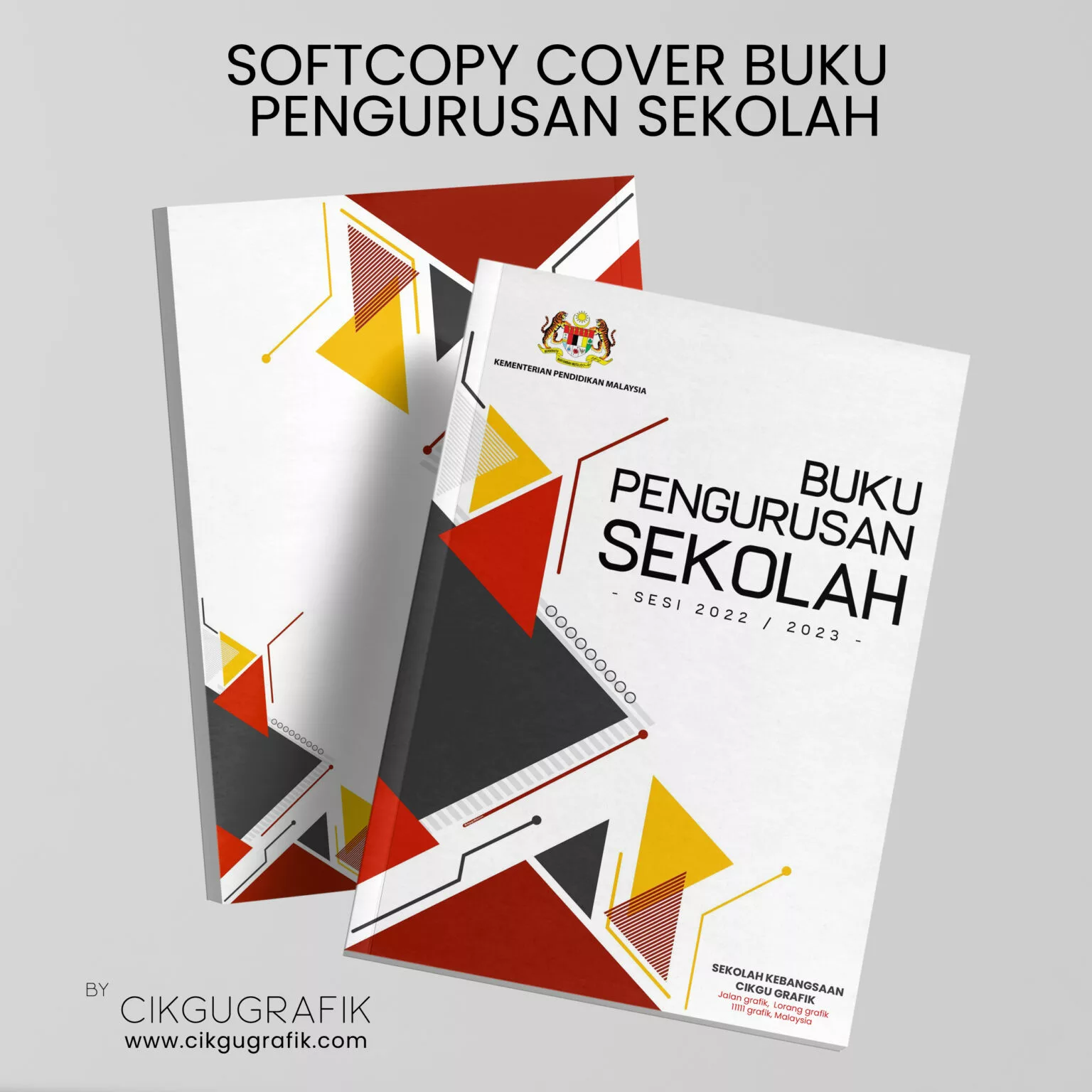 Cover Fail Pengurusan Sekolah 2022 Percuma V1 Cikgugrafik